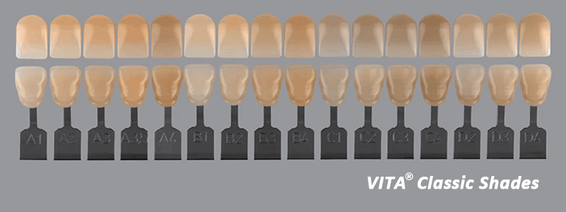 ST Shaded bloque de circonio dental tonos clásicos