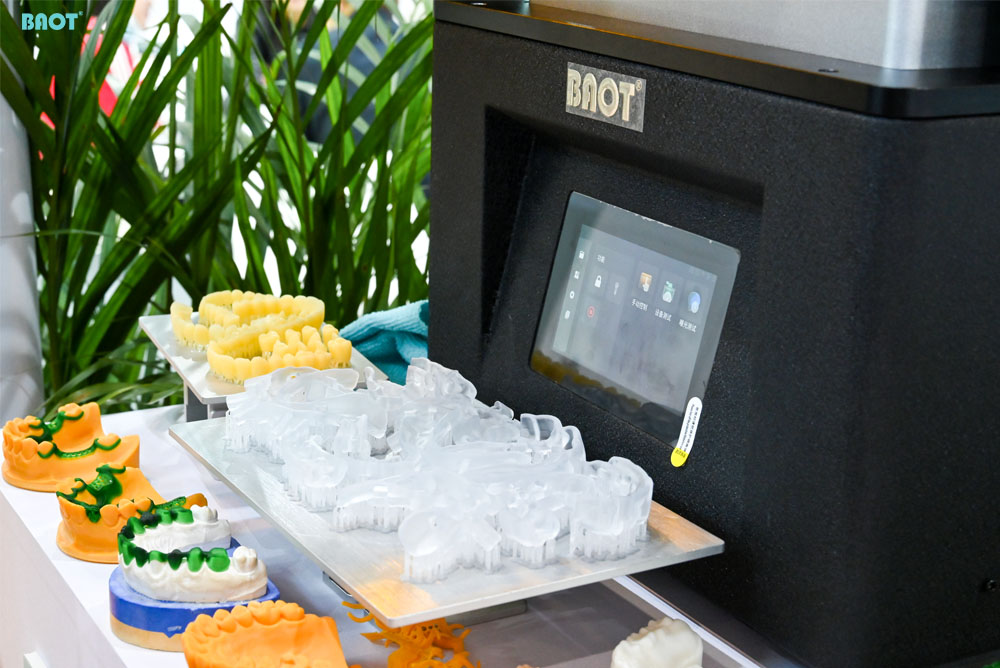 Impresora 3D dental de goma de resina