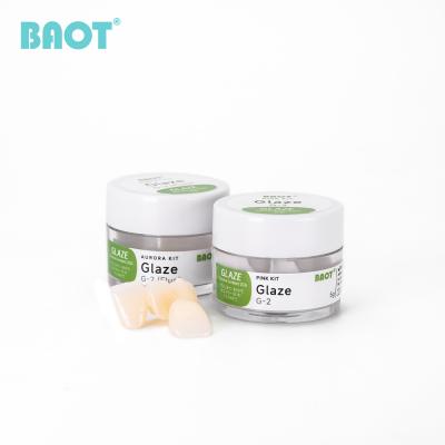 Dental universal glaze paste for zirconia crowns porcelain and anterior veneers
